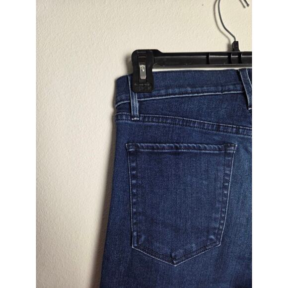 3x1 Jeans Made Here Eleta Dark Wash Skinny Raw Frayed Hem Stretch Made in USA 28 - Picture 7 of 13
